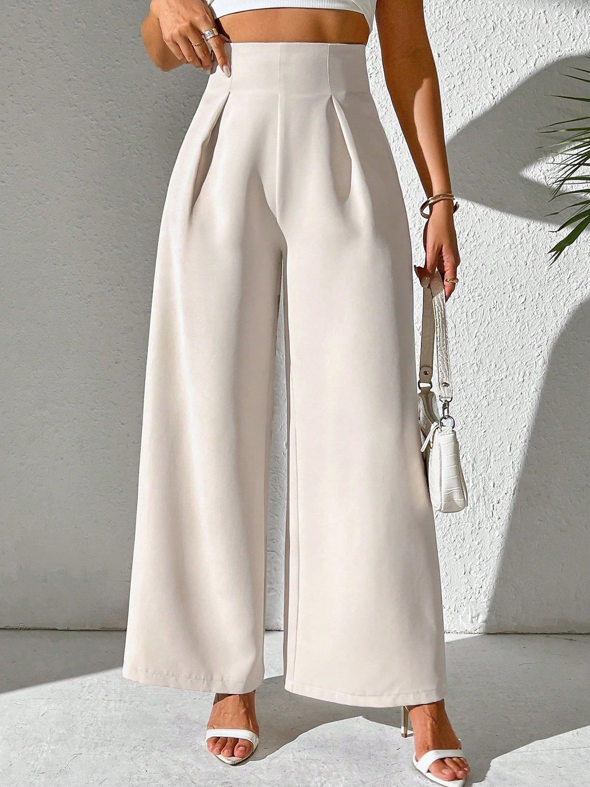 Pantalón de Vestir Tiro Alto