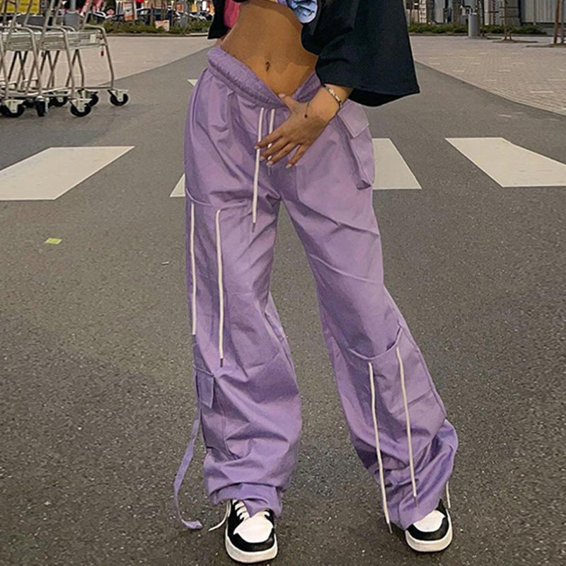 Pantalón Recto de Cintura Baja — Estilo Urbano con Actitud