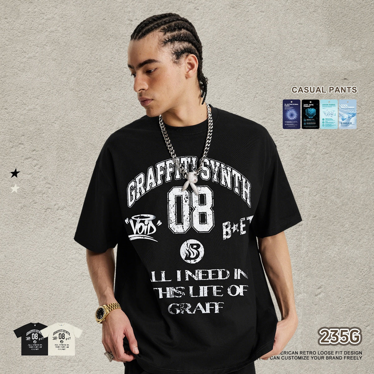 Camiseta Graffiti Vintage | El Arte que Vistes con Actitud
