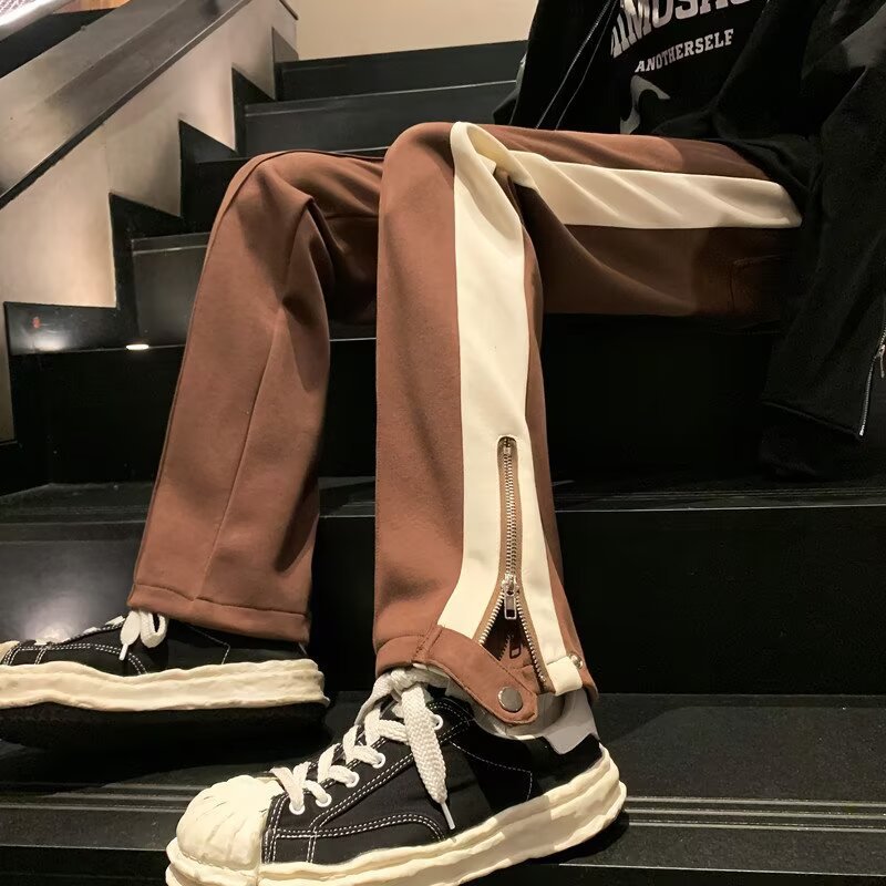 Pantalones Hombre Tiro Alto | Poliéster Ligero