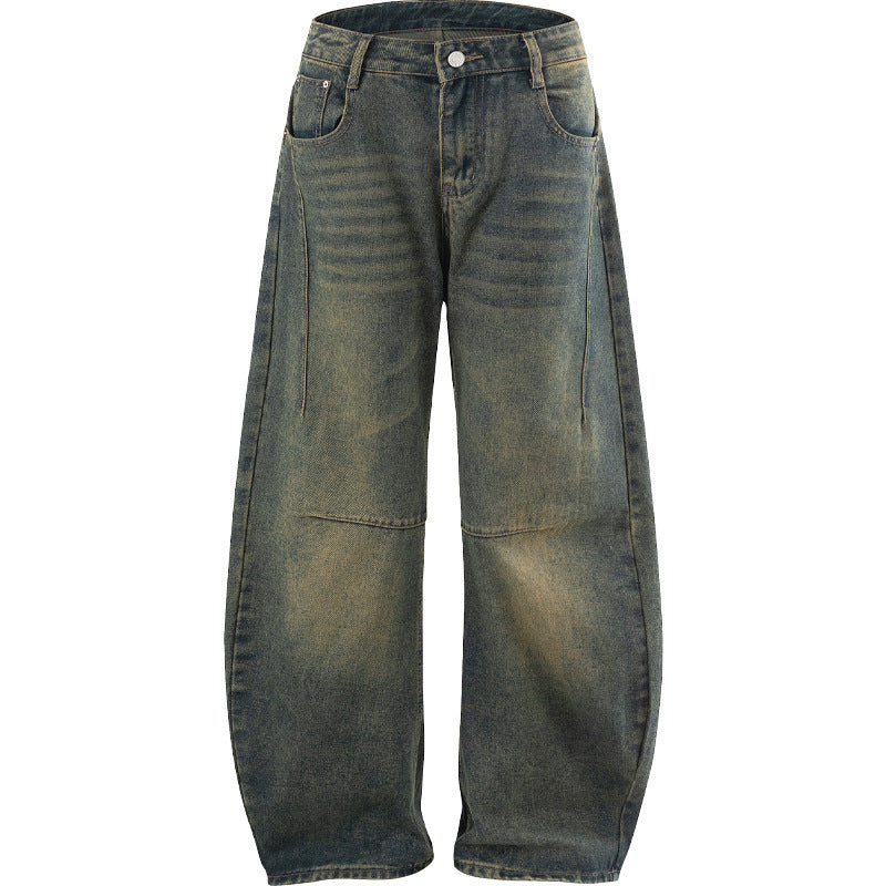 Jeans Rectos Denim Hombre | Corte Relajado High Street