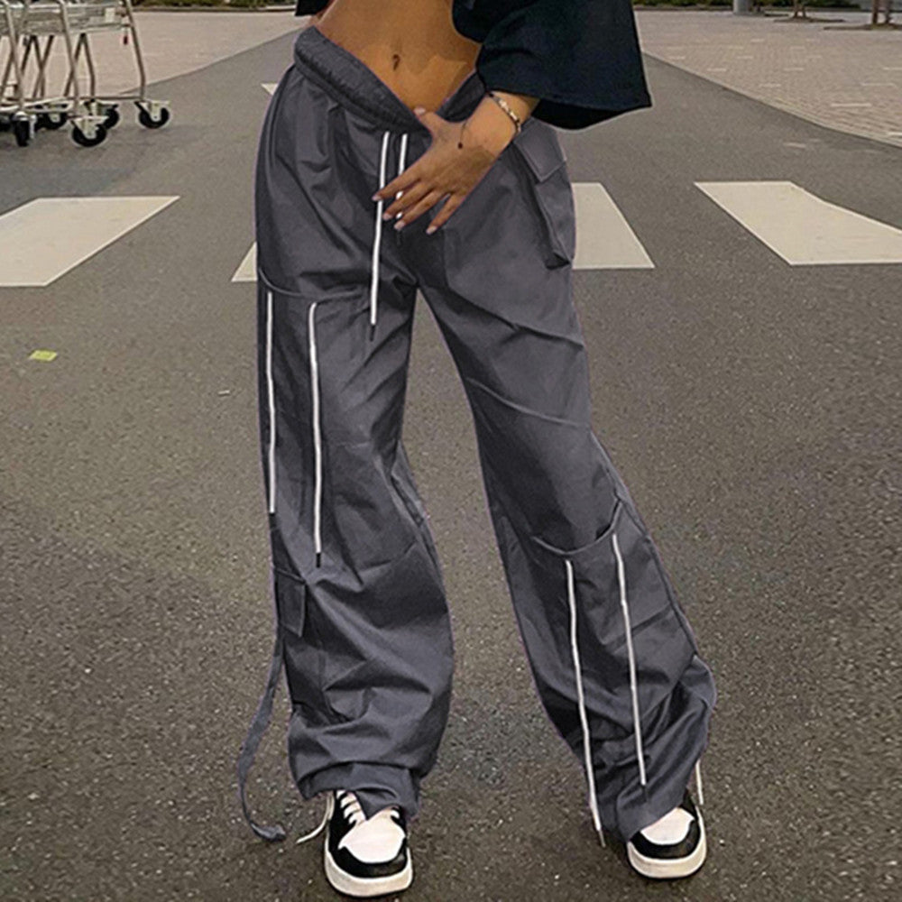 Pantalón Recto de Cintura Baja — Estilo Urbano con Actitud