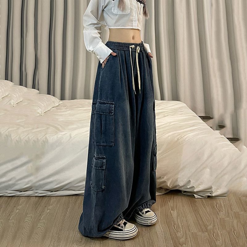 Jeans Denim Vintage de Corte Recto — Estilo Americano Auténtico