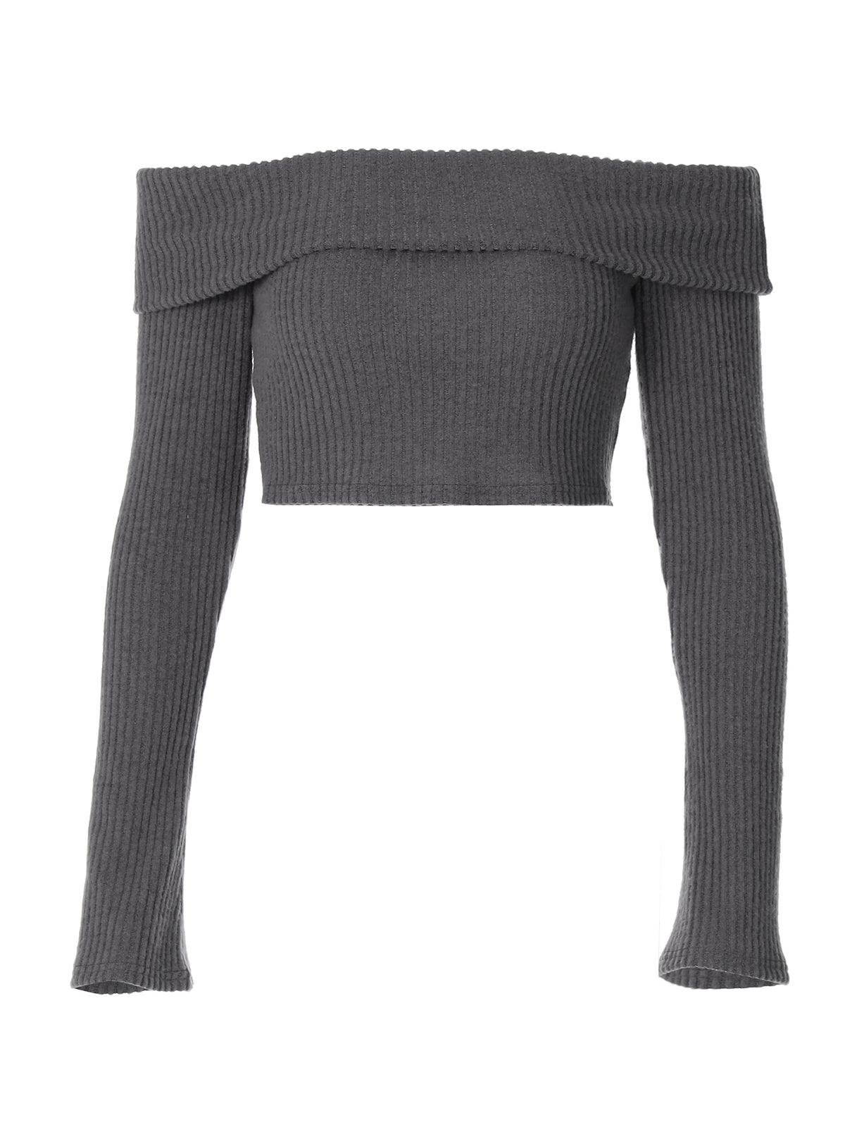 Top Off-Shoulder Manga Larga | Fit Slim