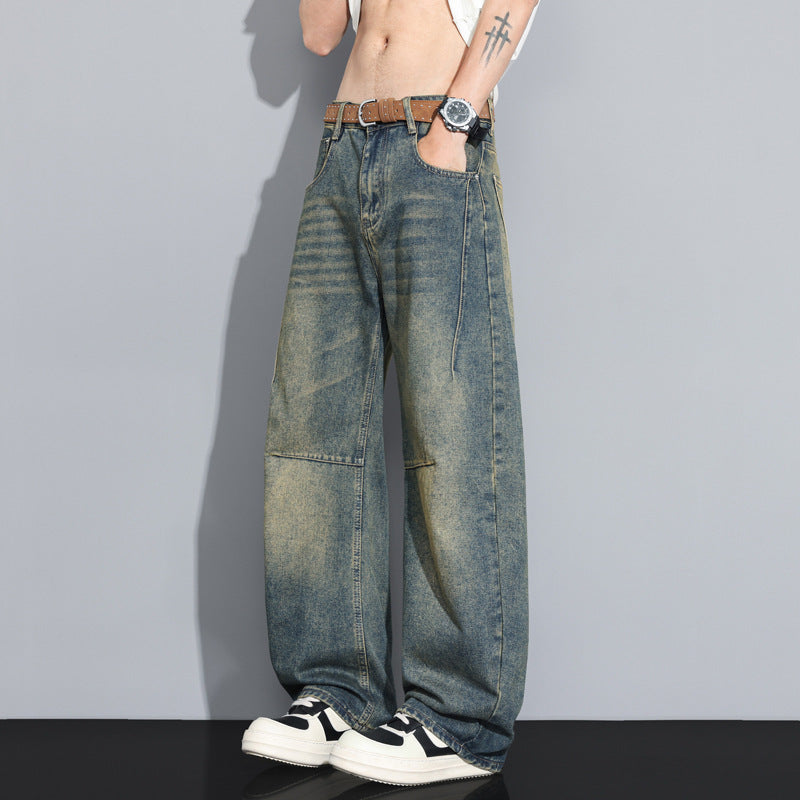 Jeans Rectos Denim Hombre | Corte Relajado High Street