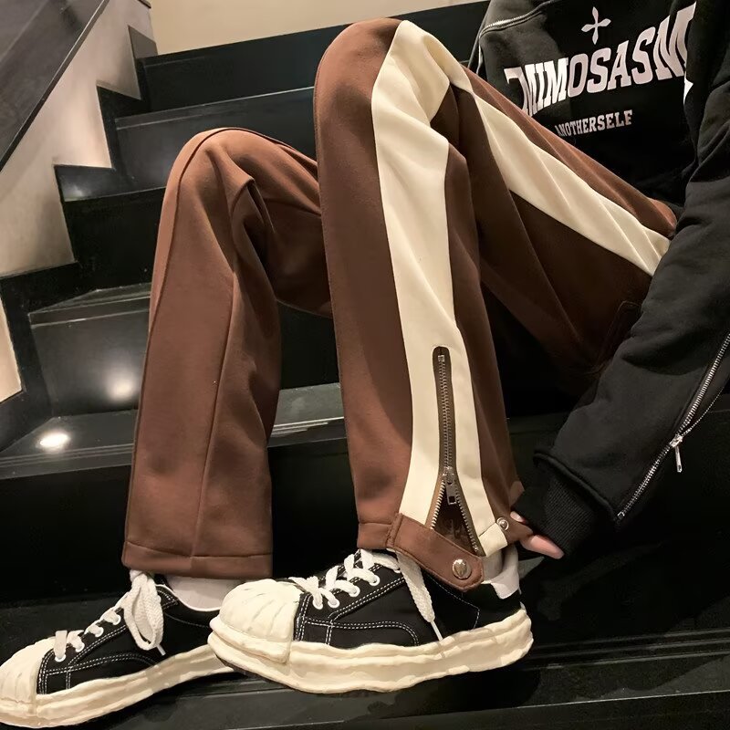 Pantalones Hombre Tiro Alto | Poliéster Ligero