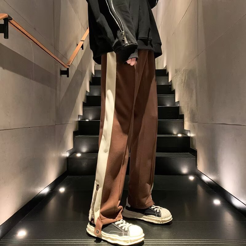 Pantalones Hombre Tiro Alto | Poliéster Ligero