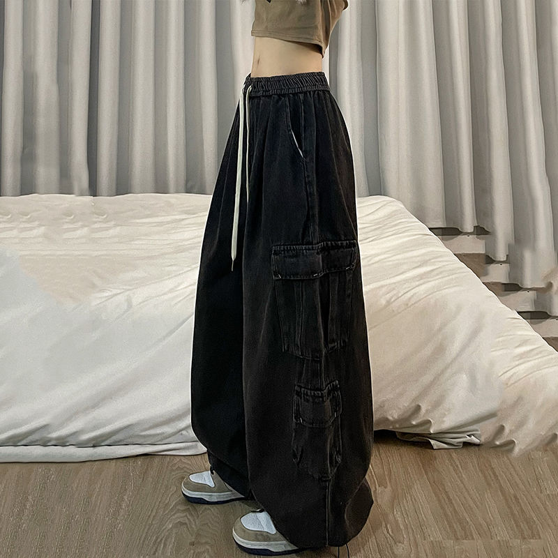 Jeans Denim Vintage de Corte Recto — Estilo Americano Auténtico