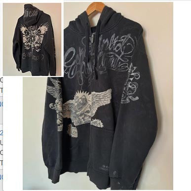Chaqueta con Capucha Oversize | Poliéster Manga Larga